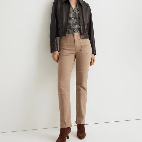 The '90s Straight Utility Pant in Garment-Dyed Canvas - Picture 5 of 7